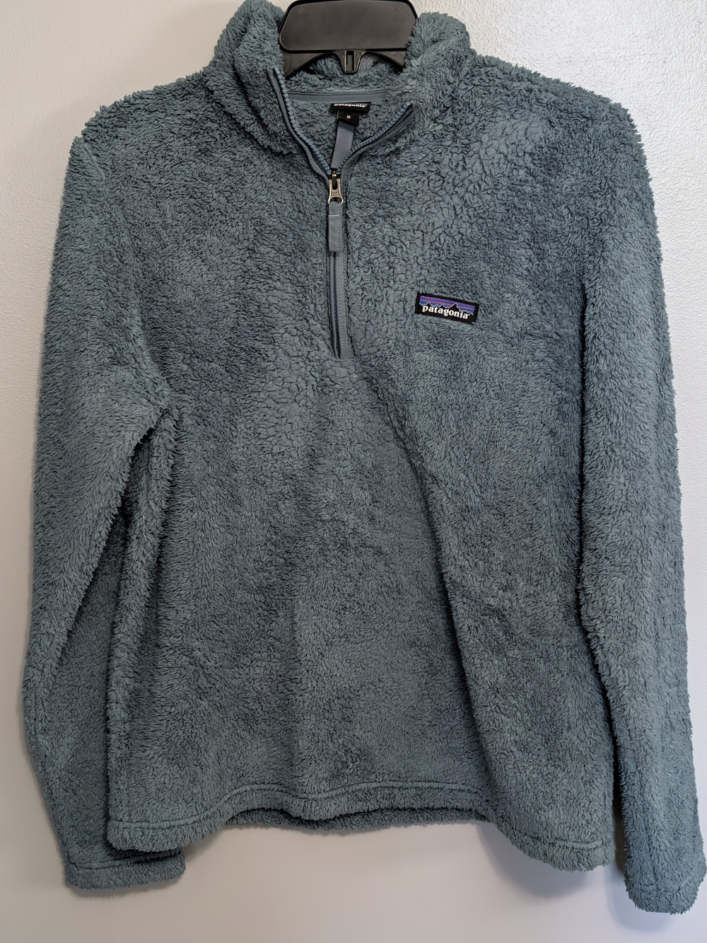 Patagonia Women's Los Gatos Quarter-Zip Sherpa Pullover - Turquoise / Blue Sz MD